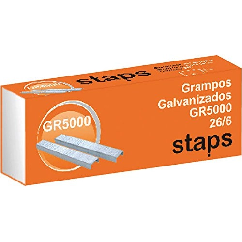 Grampo Galvanizado 26/6 Cx1000 Staps