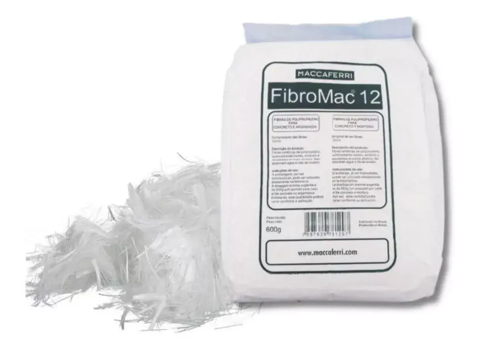 Fibra De Polipropileno Fibromac 12- Pacote 600g