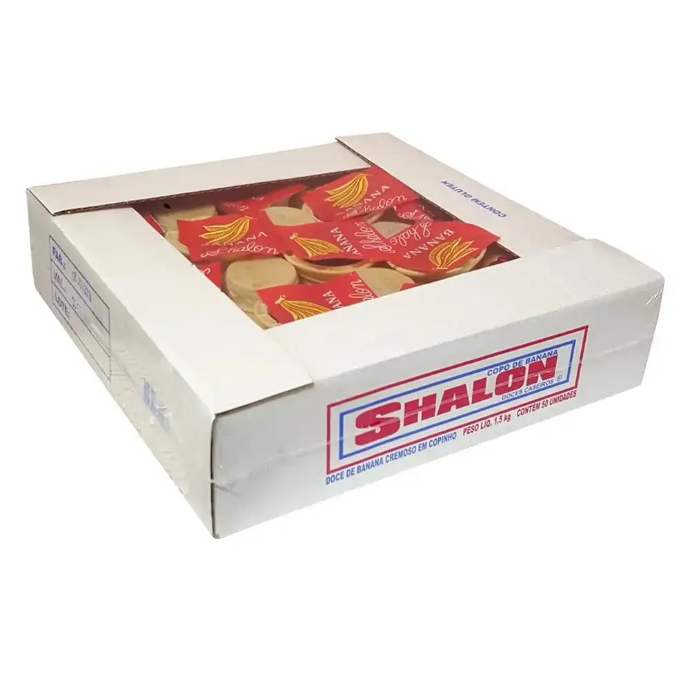 Doce Shalon 50unidade Banana Copo