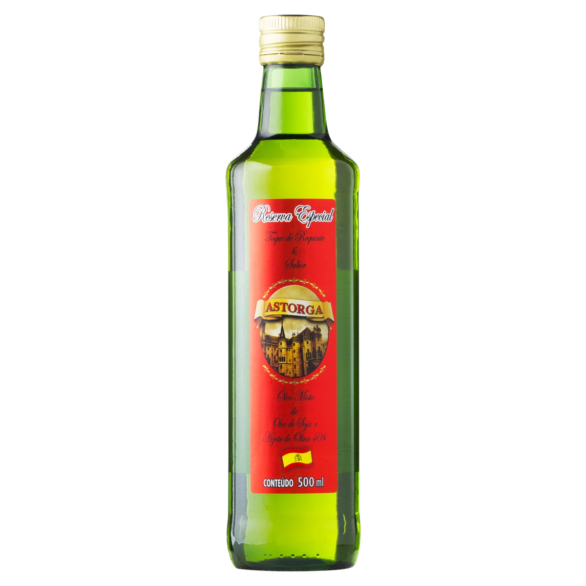 óleo Misto De Soja E Oliva Astorga Vidro 500ml