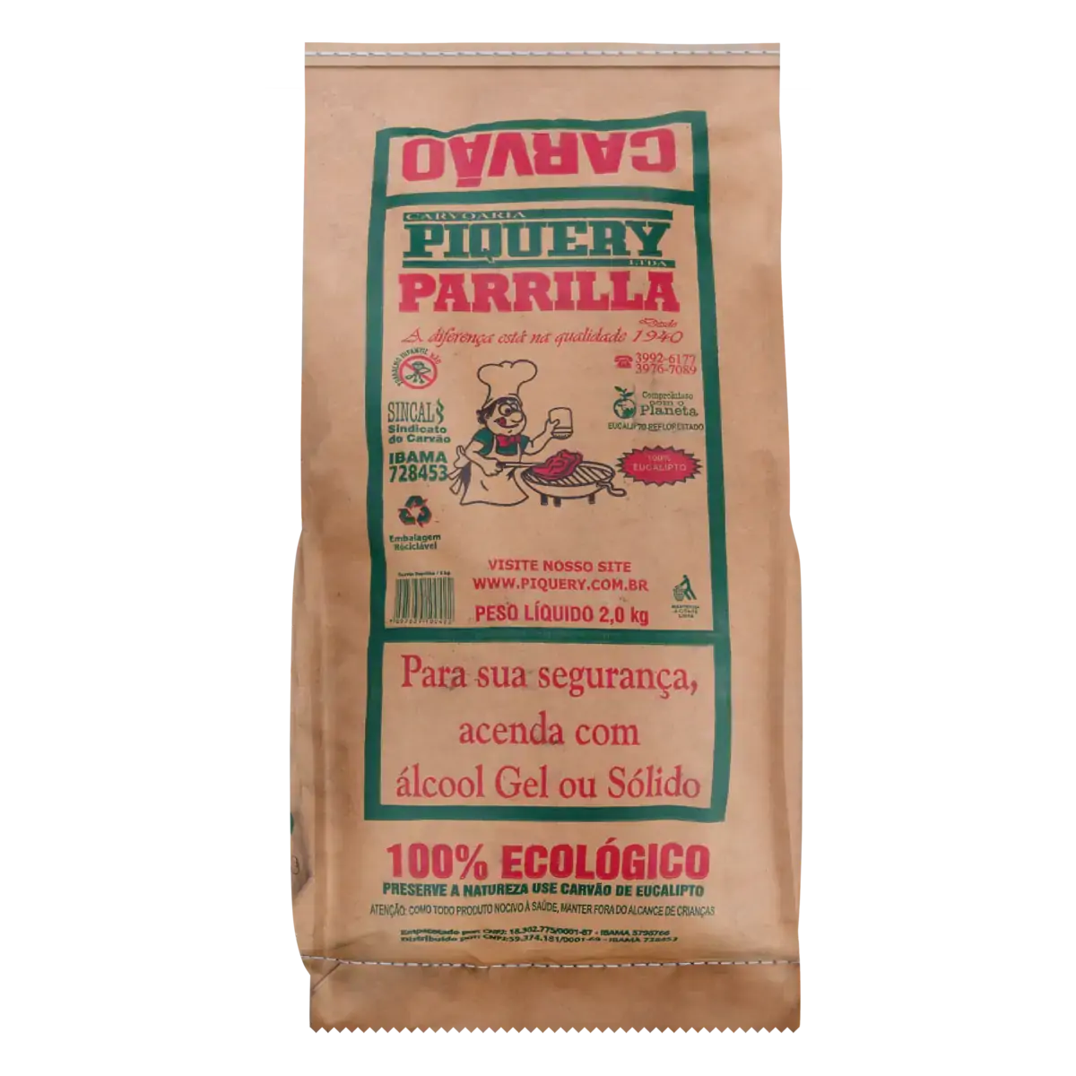 CARVAO PARRILA 2KG
