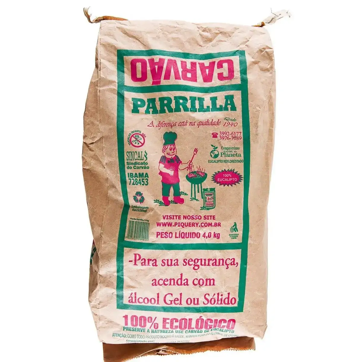 CARVAO PIQUERY 4KG