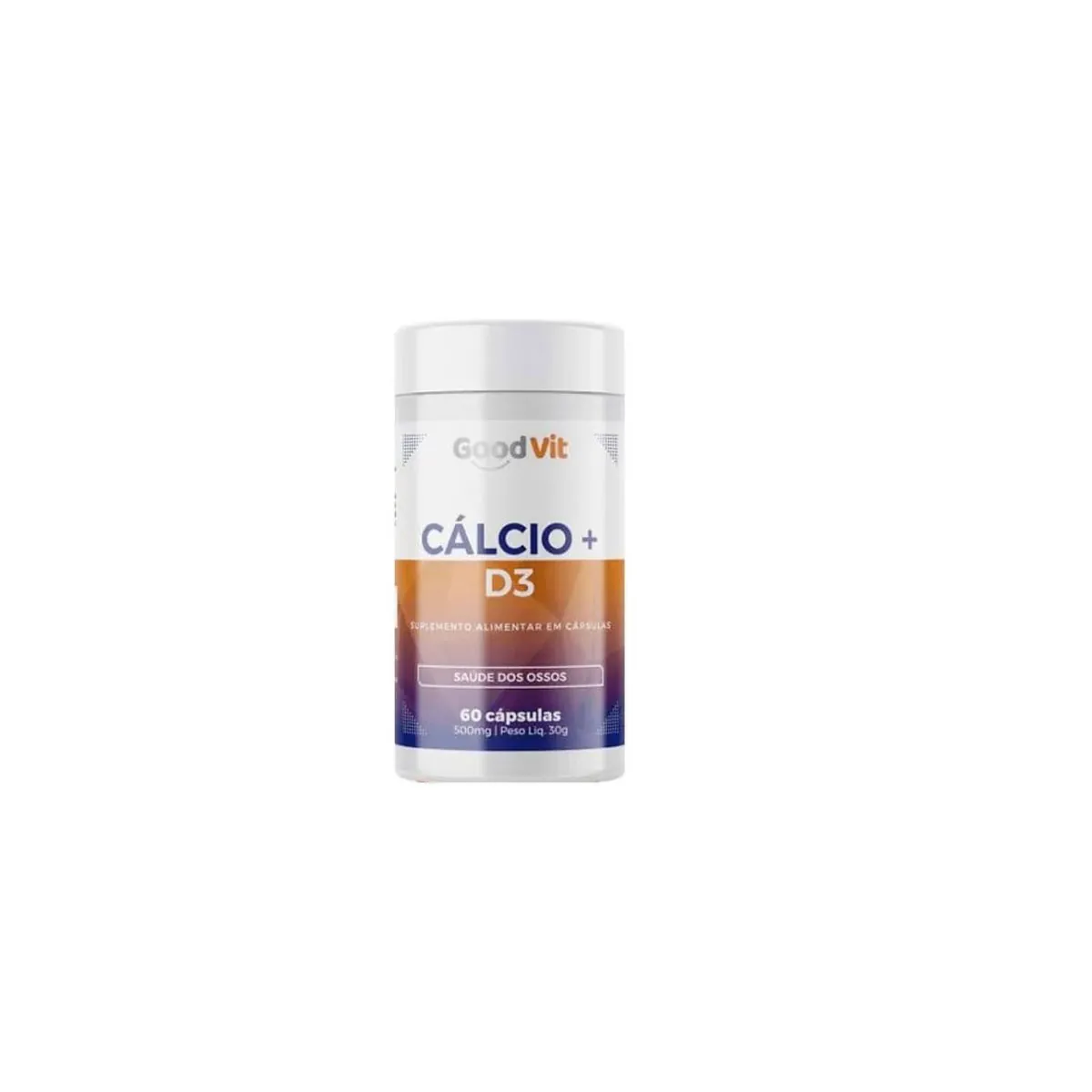 Cálcio + D3 500MG C/60 Cápsulas - Good Vit