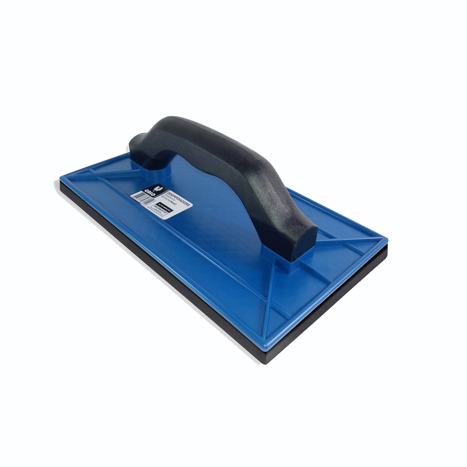Desempenadeira Lisa com Borracha 150x260mm Cabo Fechado Galo
