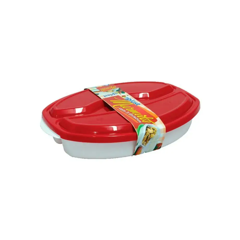 Marmita C/3 Divisorias Ref/19309 Inplast