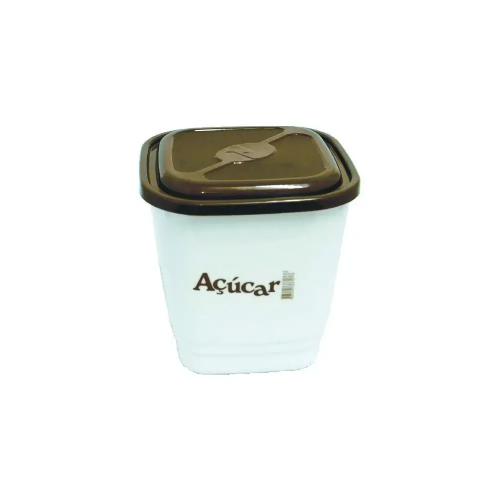 Pote Quadrado Acucar 1,65 L