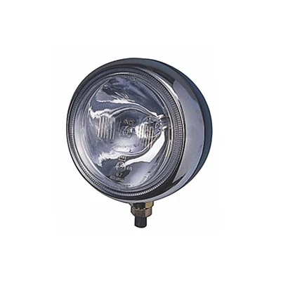 Farol de Milha com Aro Cromado Carcaça Preta 180mm - ORGUS LE34AC