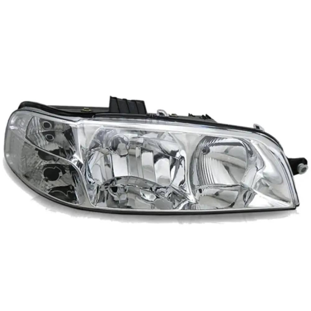 Farol Principal Lado Direito Carcaça Preta Máscara Cromada - ORGUS FF486LD