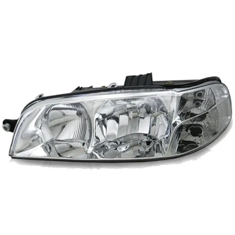 Farol Principal Lado Esquerdo Carcaça Preta Máscara Cromada - ORGUS FF486LE