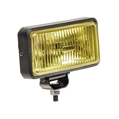 Farol de Neblina Retangular Amarelo com Muldura Preta - ORGUS YU25A