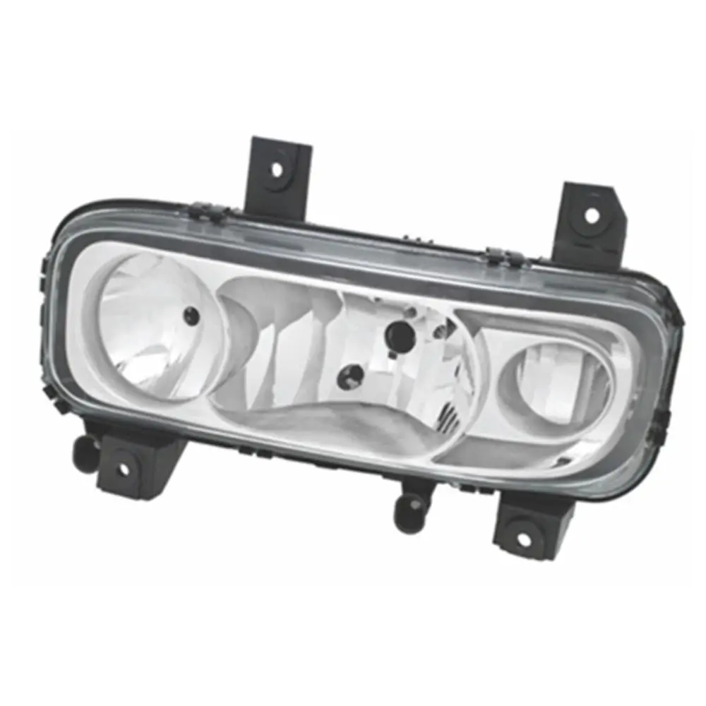 Farol Principal Lado Esquerdo Lente Lisa sem Milha - ORGUS FM181LE