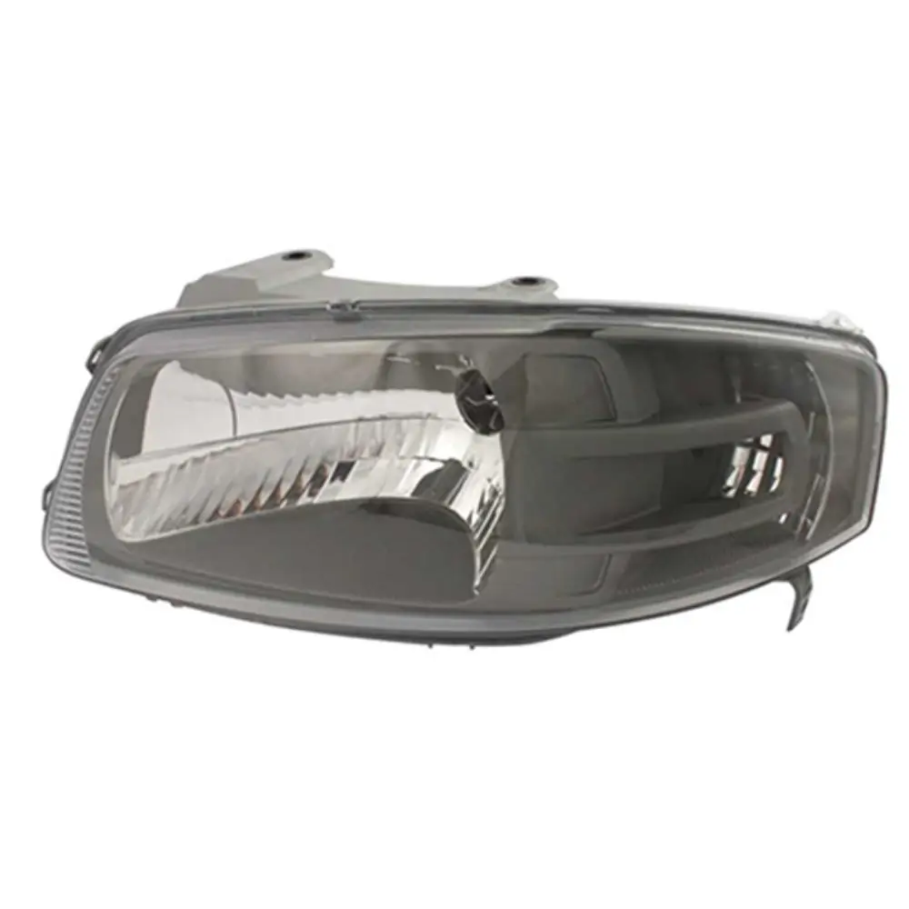 Farol Principal Lado Esquerdo Máscara Cinza Monorefletor - ORGUS FW539LE