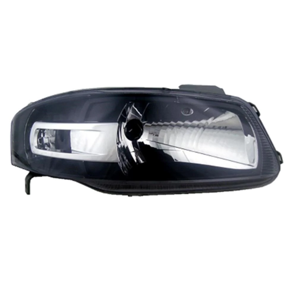 Farol Principal Lado Direito Máscara Negra Moldura Seta Cromada - ORGUS FW538LD