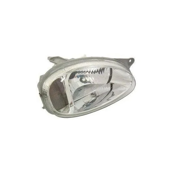 Farol Principal Lado Direito Carcaça Cinza Pisca Âmbar H4 - ORGUS FG350LD