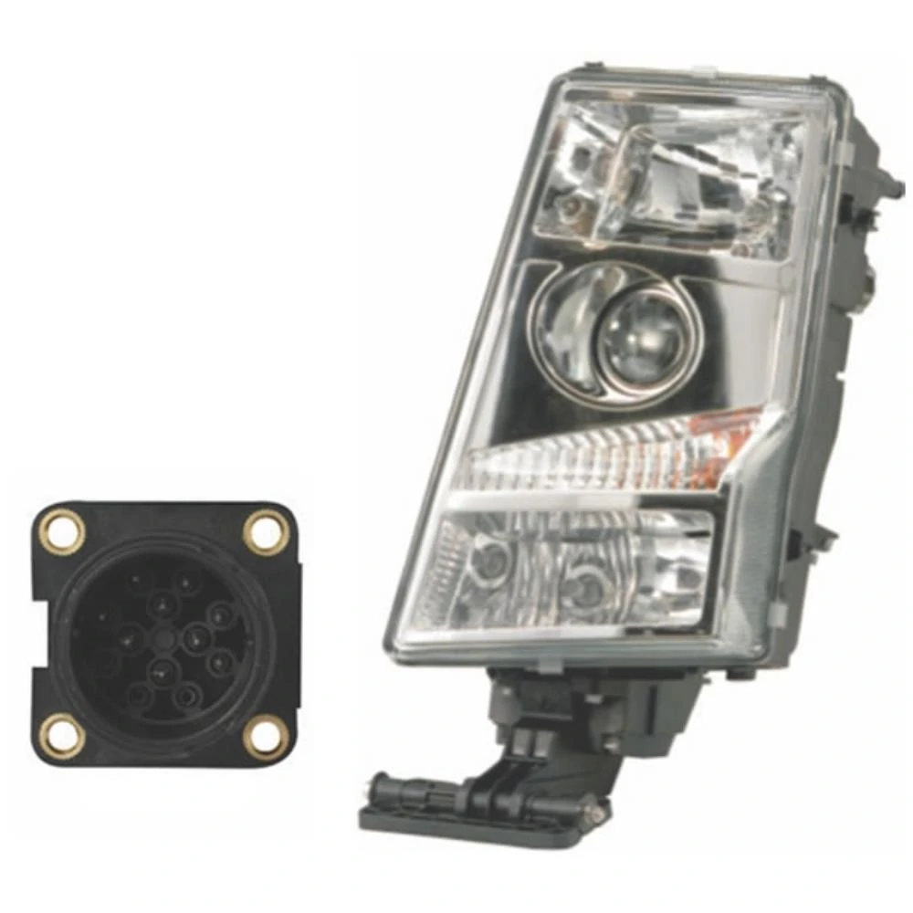 Farol Principal Lado Esquerdo Conector Redondo - ORGUS FV141LE