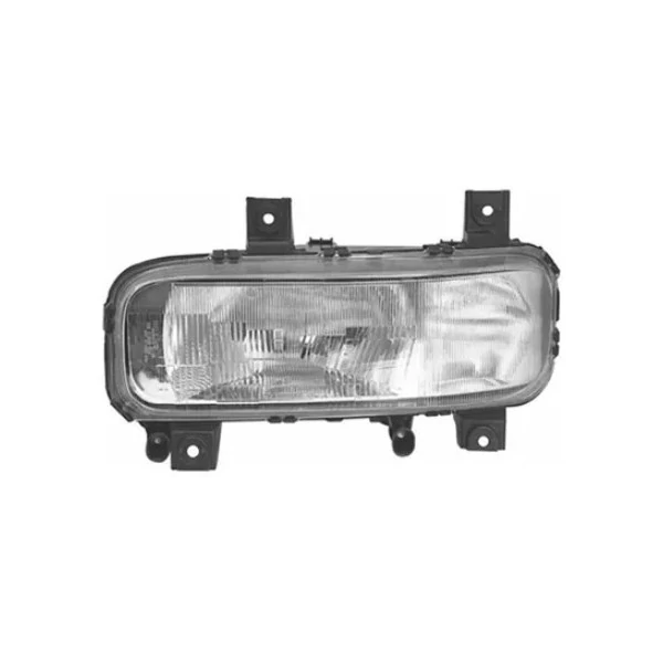 Farol Principal Lado Esquerdo Lente Raiada com Milha - ORGUS FM143LE