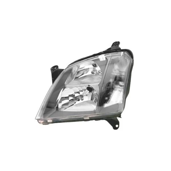 Farol Principal CHEVROLET - GM MERIVA Lado Esquerdo Máscara Cinza Regulagem Manual H7/H1 - ORGUS FG566LE