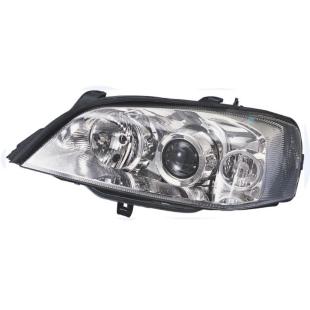 Farol Principal CHEVROLET - GM ASTRA Lado Esquerdo Máscara Cromada Regulagem Elétrica sem Motor H7/H1 - ORGUS FG373LE