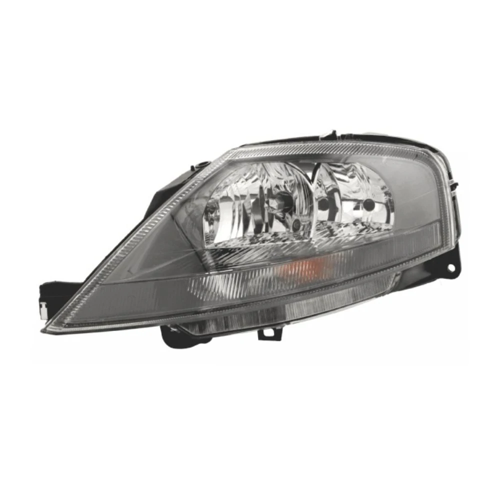 Farol Principal CITROEN C3 Lado Esquerdo Máscara Negra Regulagem Manual H7/H1 - ORGUS FC588LE