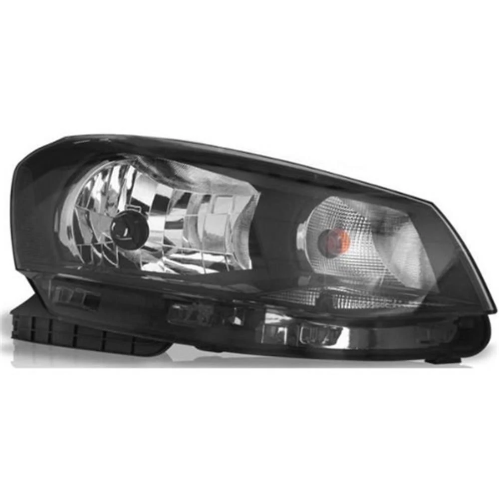 Farol Principal Lado Direito Máscara Negra Monorefletor - ORGUS FW813LD