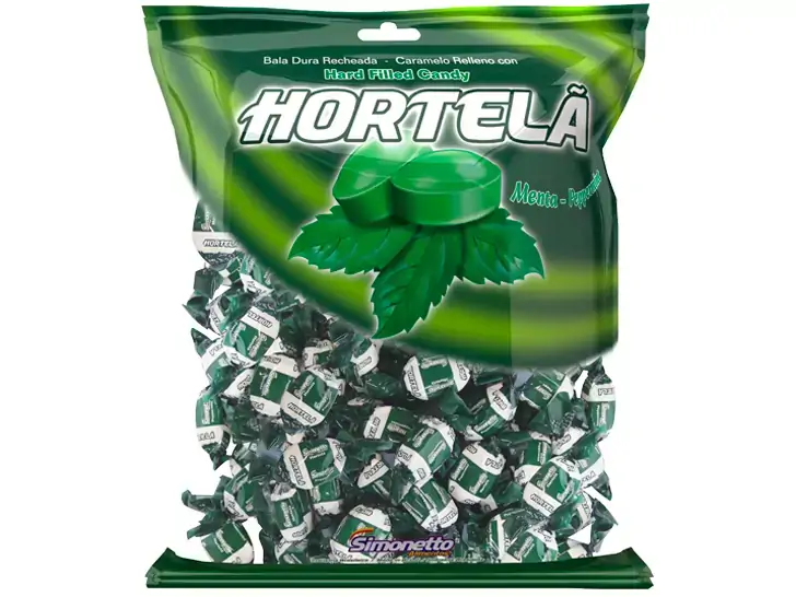 Balas Hortela Recheado.