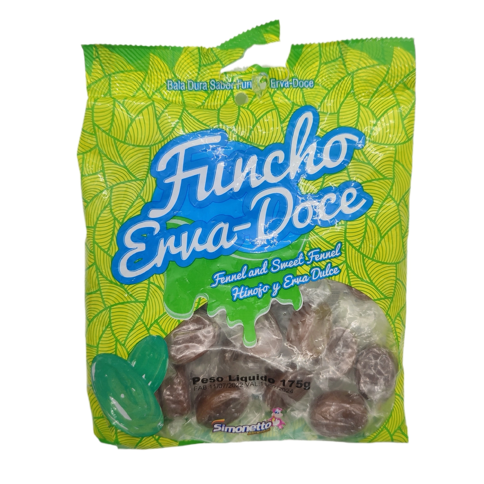 Bala Funcho Erva Doce 175 G