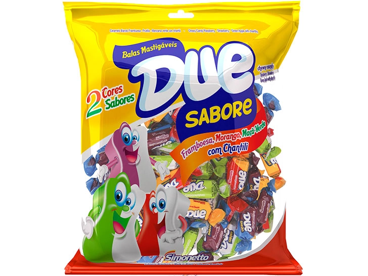 Bala Simonetto Due 200g Frutas C/chantili