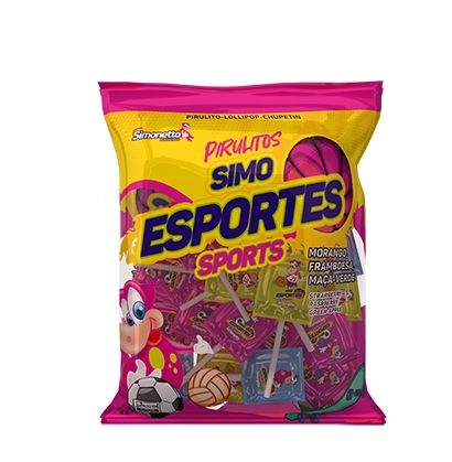Pirulito Sports 400g Simoetto