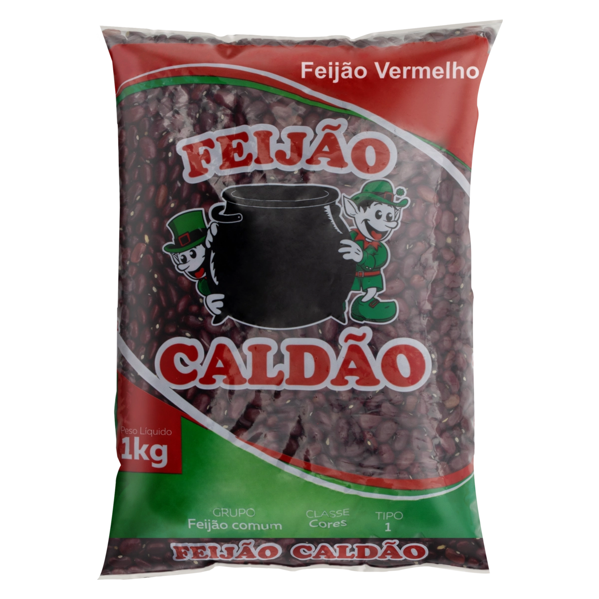 Feijão Vermelho Tipo 1 Caldão Pacote 1kg