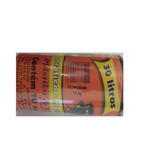 Saco Lixo Enroladinho 30l C/10