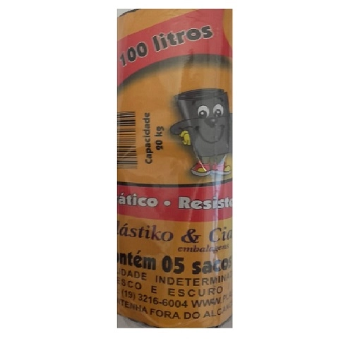Saco Lixo Enroladinho 100l C/5