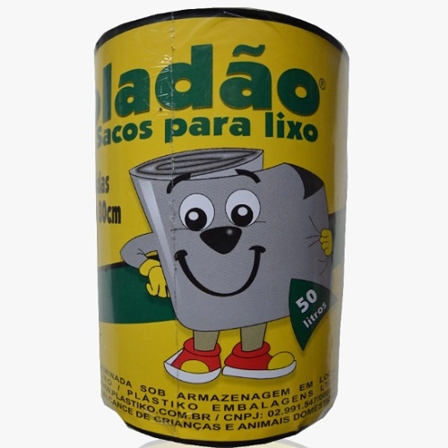 Saco Para Lixo Enroladao 50l 50un