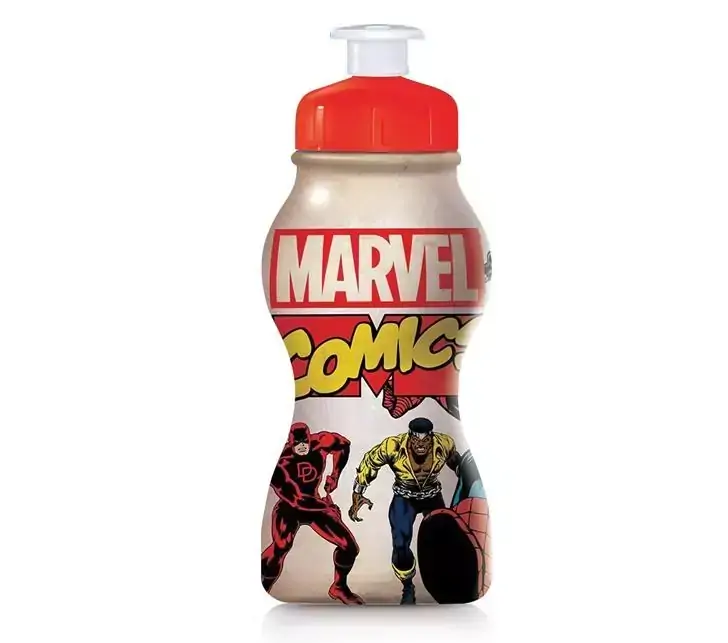 Garrafa Sleeve Marvel Comics 250 Ml Dimensão do Produto 17x6x6cm Composição Plástico, Plasduran 470814 - 118501