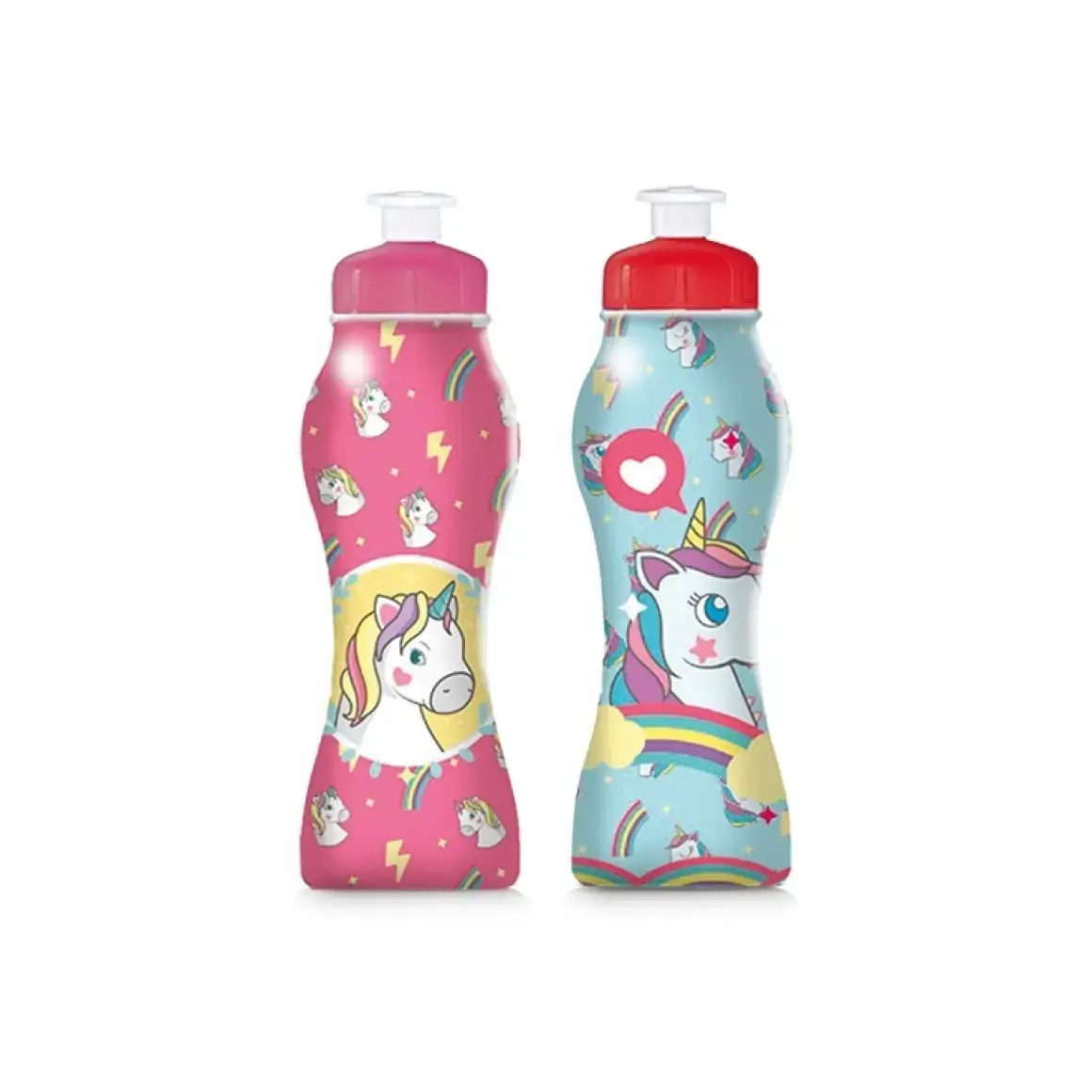 Garrafa Squeeze Sleeve 450ml Unicornio