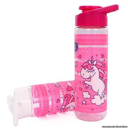 Garrafa Sleeve Plasduran 500ml Unicornio