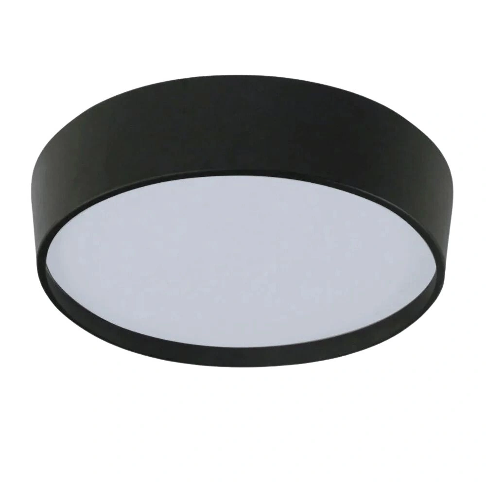 Plafon Ravena Preto 4 Lampadas Tualux