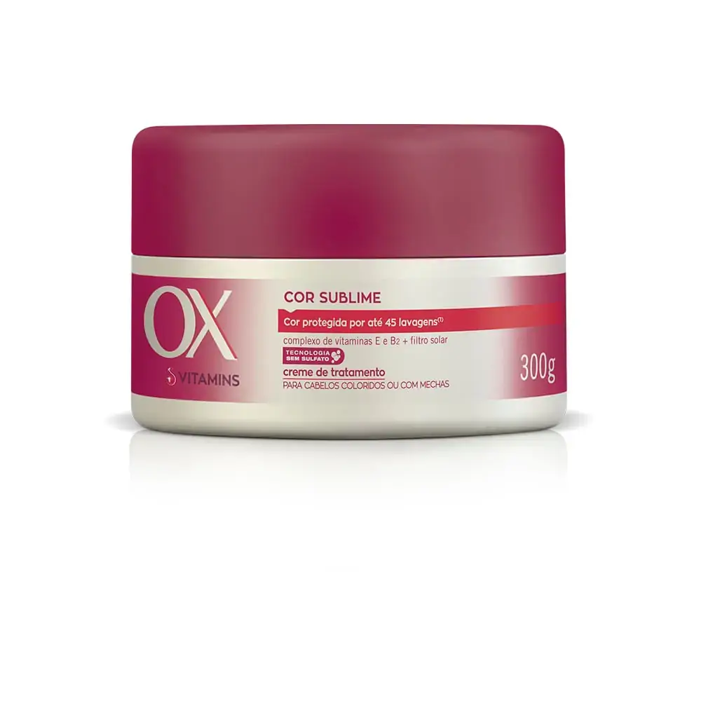 Máscara De Tratamento Ox Vitamins Cor Sublime