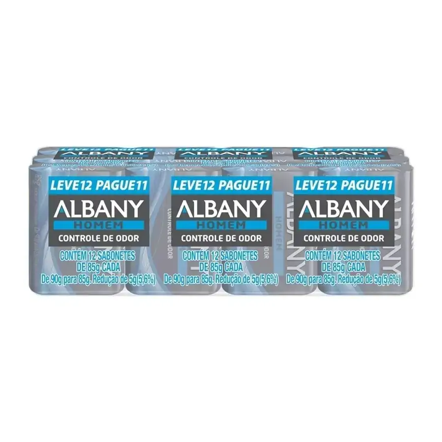 Sabonete Albany Hidrat Homen Azul
