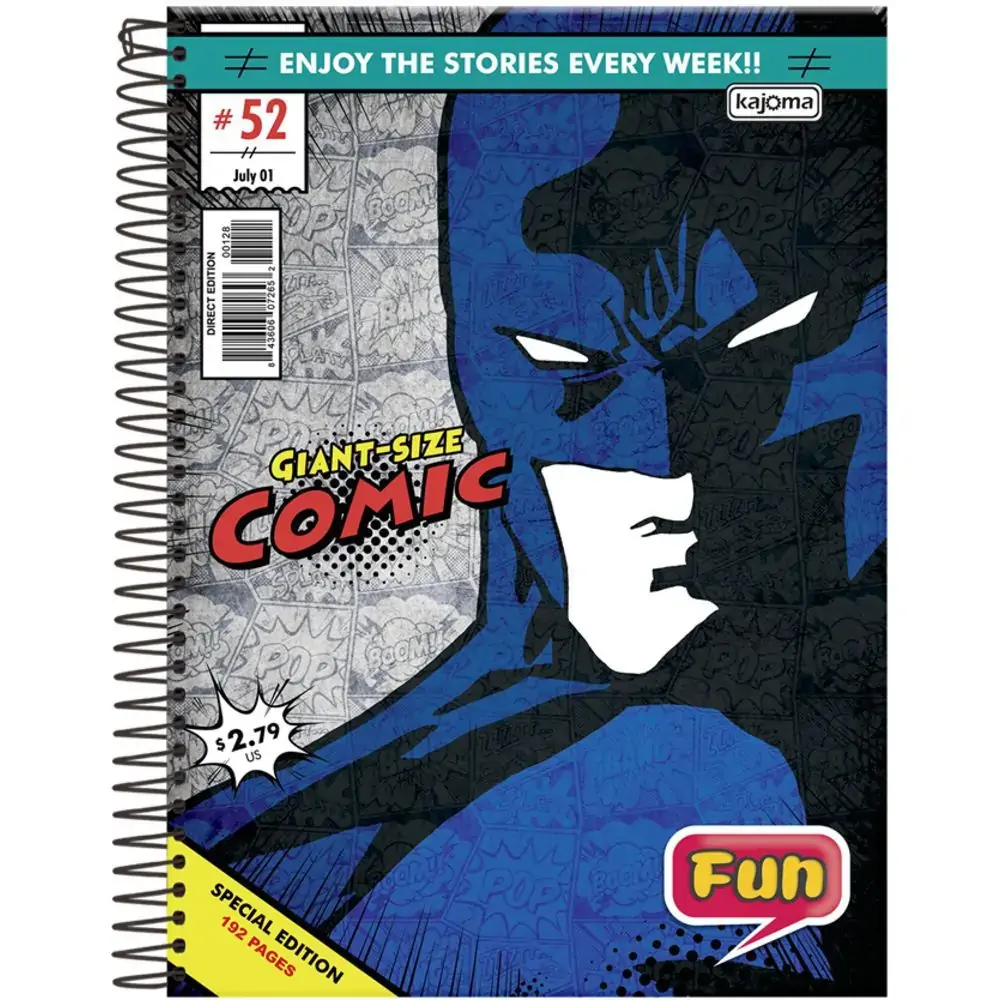 Caderno Cd Univ Kajoma 10m 200f Fun