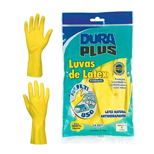 Luva Latex Forrada Duraplus T M Balaska / 1 Vol