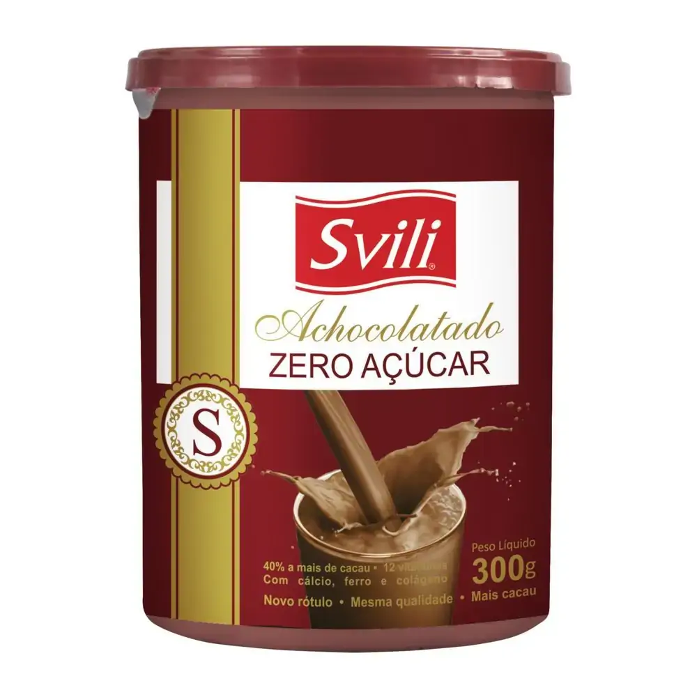 Achocolatado Svili Zero 300g Cx6 52