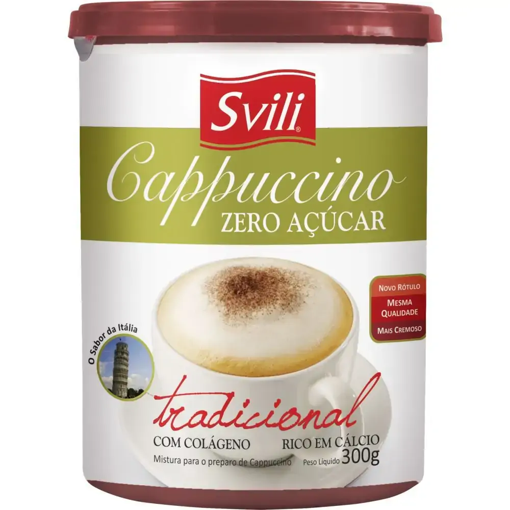 Cappuccino Svili Zero Açucar 6unid 300g