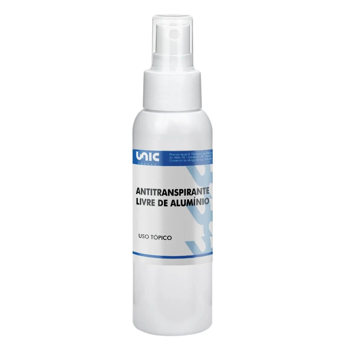 Antitranspirante - Livre De Alumínio - 100 Ml