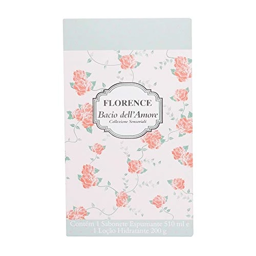 Kit Florence Bacio Dell`amore Sabonete Espumante E Loção Hidratante
