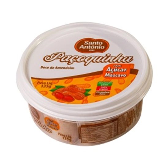 Pacoca Rolha Acucar Mascavo Santo Antonio 135g