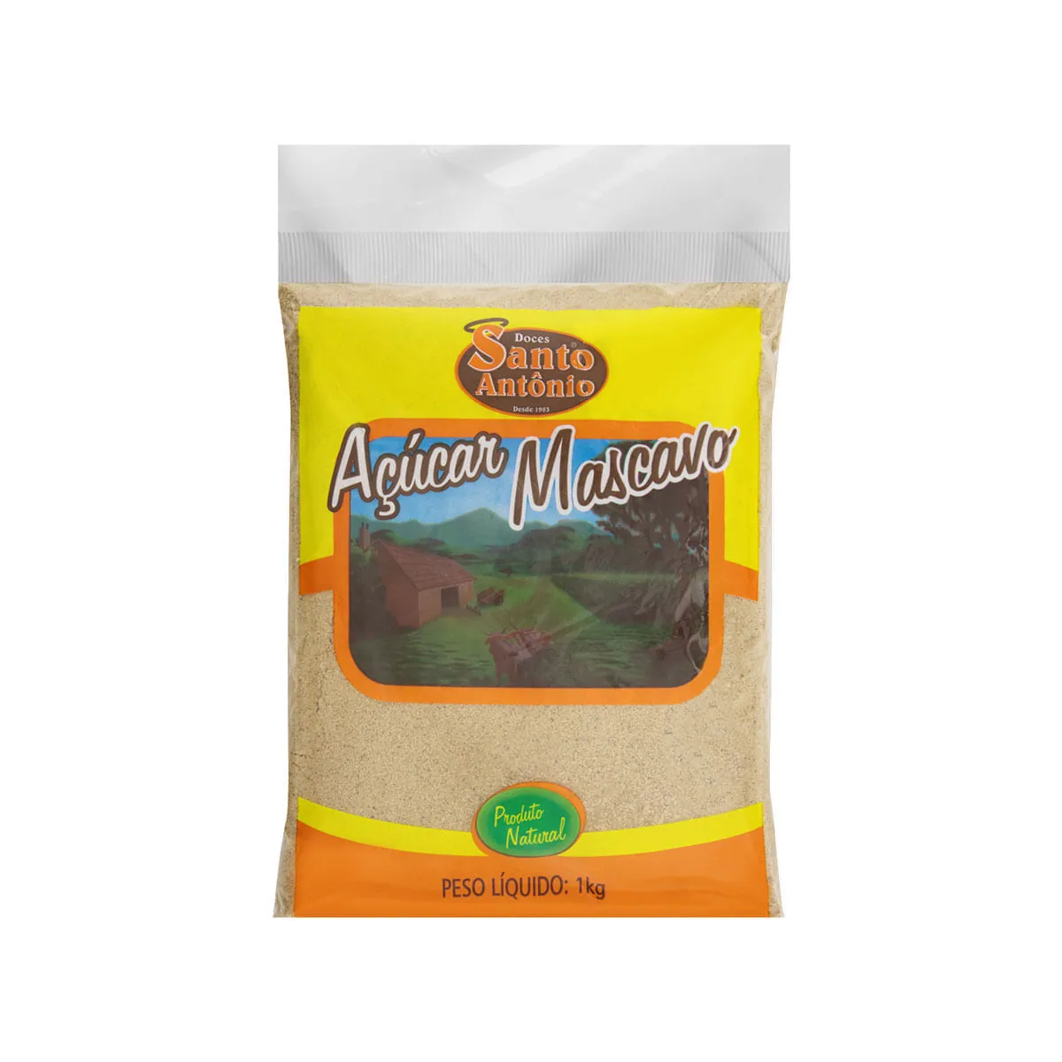 Açúcar Mascavo Santo Antônio Pacote 1kg