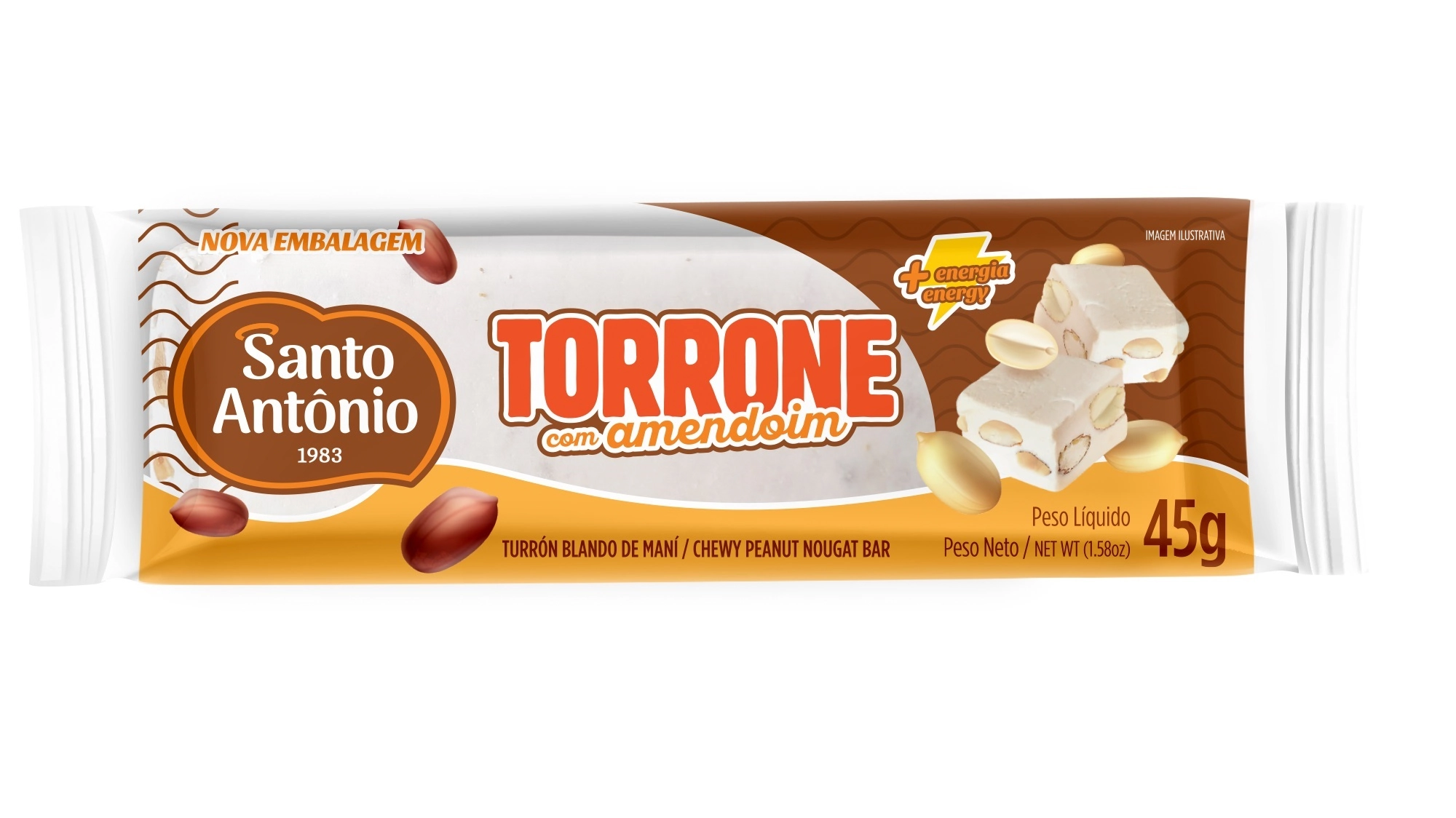 Torrone Santo Antonio 45g Amendoim