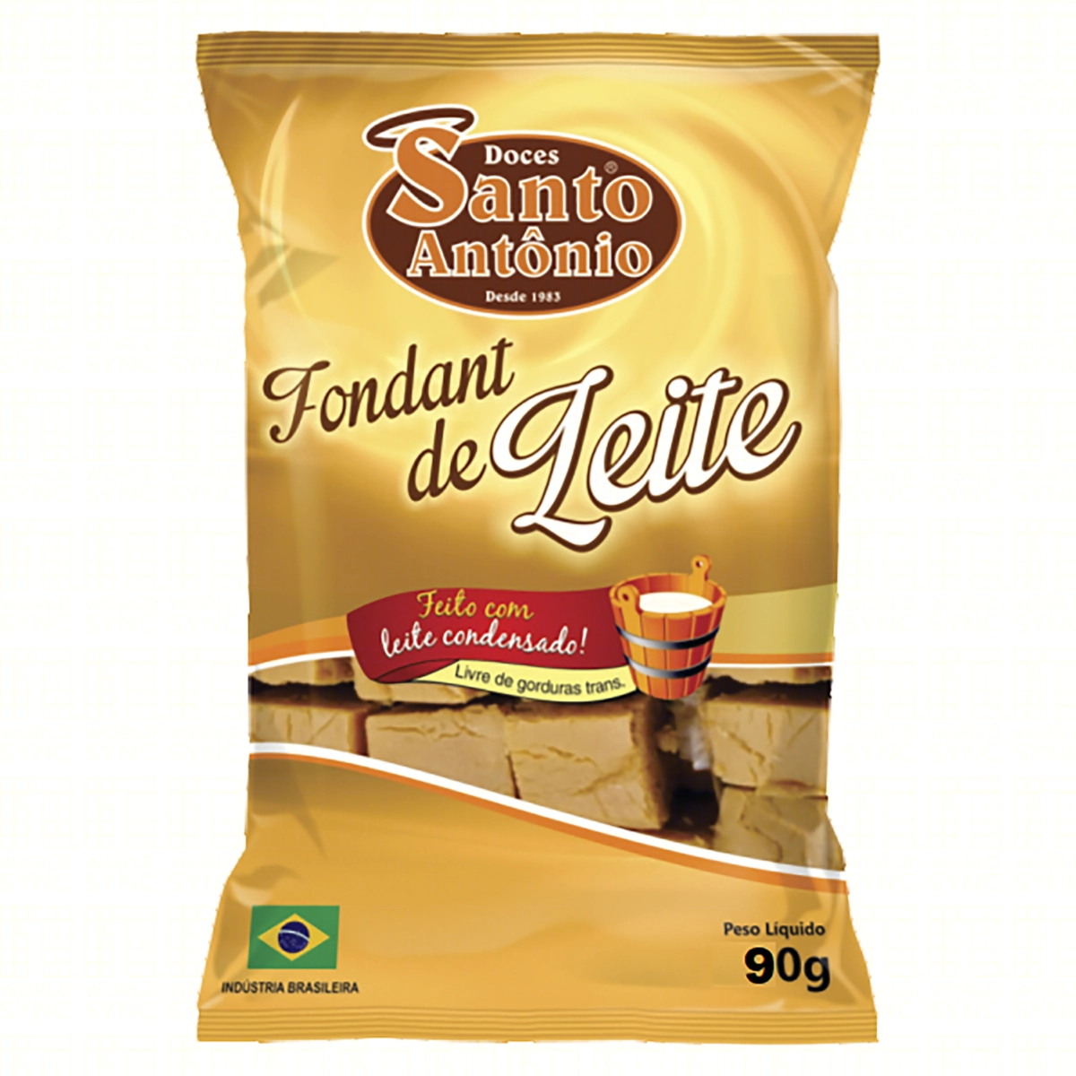 Fondant De Leite Santo Antônio Pacote 90g