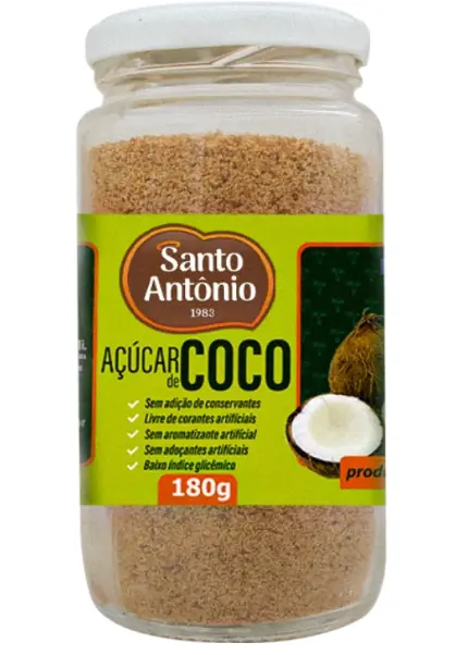 Acucar De Coco 180g Santo Antonio