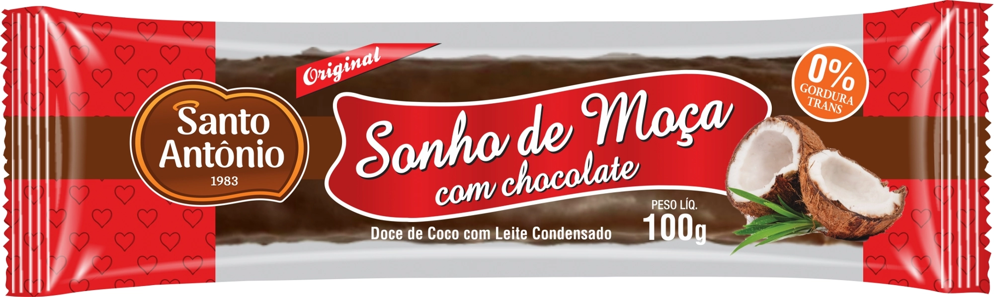 Doce Sonho De Moca Santo Antonio C/choc Tablete 100g